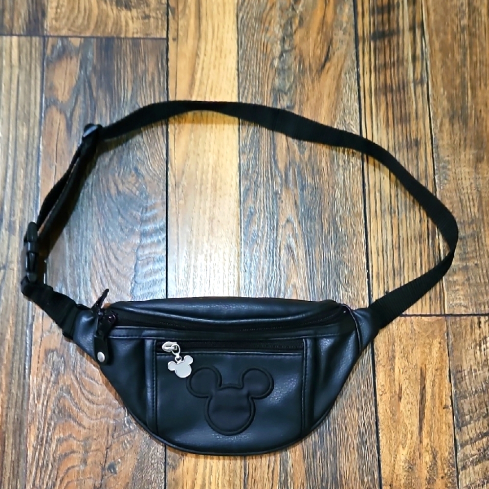 Black Mickey Mouse Waist Bag